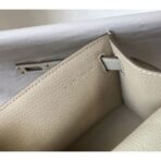 HERM Kelly Pochette Bag In White - Image 7