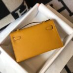 HERM Kelly Pochette Bag In Yellow - Image 2
