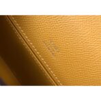 HERM Kelly Pochette Bag In Yellow - Image 7