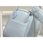 HERM Lindy Mini Bag In Blue Brume   GHW - Image 6