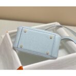 HERM Lindy Mini Bag In Blue Brume   GHW - Image 8