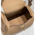HERM Lindy Mini Bag In Chai   GHW - Image 8