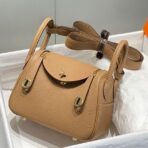 HERM Lindy Mini Bag In Chai   GHW