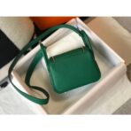 HERM Lindy Mini Bag In Green   GHW - Image 2