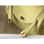 HERM Lindy Mini Bag In Jaune Poussin   GHW - Image 4