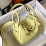 HERM Lindy Mini Bag In Jaune Poussin   GHW
