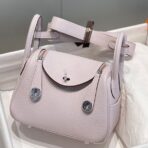 HERM Lindy Mini Bag In Mauve Pale   PHW