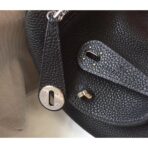 HERM Lindy Mini Bag In Black   GHW - Image 5