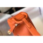 HERM Lindy Mini Bag In Orange   GHW - Image 4