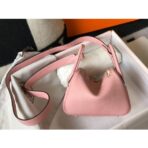 HERM Lindy Mini Bag In Pink   GHW - Image 3