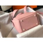 HERM Lindy Mini Bag In Pink   GHW - Image 4