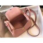 HERM Lindy Mini Bag In Pink   GHW - Image 8