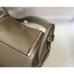 HERM Lindy Mini Bag In Taupe   GHW - Image 5