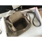 HERM Lindy Mini Bag In Taupe   GHW - Image 7