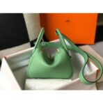 HERM Lindy Mini Bag In Vert Criquet   GHW - Image 2