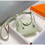 HERM Lindy Mini Bag In Vert Fizz   PHW - Image 2