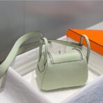 HERM Lindy Mini Bag In Vert Fizz   PHW - Image 3