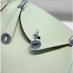HERM Lindy Mini Bag In Vert Fizz   PHW - Image 5
