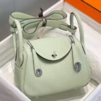 HERM Lindy Mini Bag In Vert Fizz   PHW