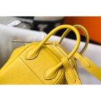 HERM Lindy Mini Bag In Yellow   GHW - Image 4