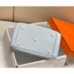 HERM Lindy 26cm Bag In Blue Brume   GHW - Image 4