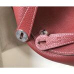 HERM Lindy 26cm Bag In Bordeaux   PHW - Image 5