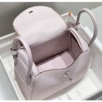 HERM Lindy 26cm Bag in Mauve Pale - Image 9