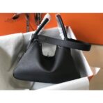 HERM Lindy 26cm Bag In Black - Image 3