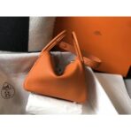 HERM Lindy 26cm Bag In Orange   PHW - Image 2