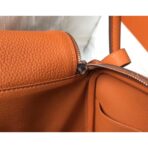 HERM Lindy 26cm Bag In Orange   PHW - Image 7