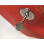 HERM Lindy 26cm Bag In Red   PHW - Image 5