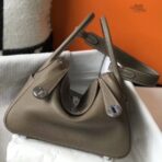 HERM Lindy 26cm Bag In Taupe Grey
