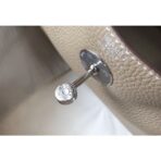 HERM Lindy 26cm Bag In Gris Tourterelle   PHW - Image 6