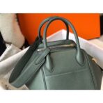 HERM Lindy 26cm Bag In Vert Amande   GHW - Image 4