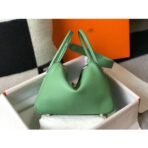 HERM Lindy 26cm Bag In Vert Criquet   GHW - Image 2