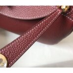 HERM Lindy 30cm Bag In Bordeaux   GHW - Image 6