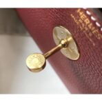 HERM Lindy 30cm Bag In Bordeaux   GHW - Image 8