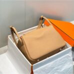 HERM Lindy 30cm Bag In Chai   GHW - Image 2