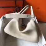 HERM Lindy 30cm Bag In Beton   GHW - Image 2