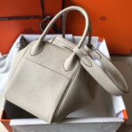 HERM Lindy 30cm Bag In Beton   GHW - Image 3