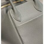 HERM Lindy 30cm Bag In Gris Meyer   GHW - Image 5