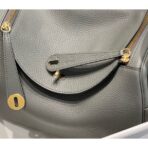 HERM Lindy 30cm Bag In Gris Meyer   GHW - Image 6