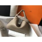 HERM Lindy 30cm Bag In Gris Tourterelle   GHW - Image 2