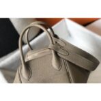 HERM Lindy 30cm Bag In Gris Tourterelle   GHW - Image 4