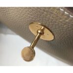 HERM Lindy 30cm Bag In Gris Tourterelle   GHW - Image 6