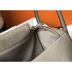 HERM Lindy 30cm Bag In Gris Tourterelle   GHW - Image 7