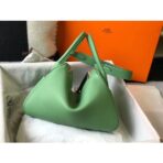 HERM Lindy 30cm Bag In Vert Criquet   GHW - Image 2