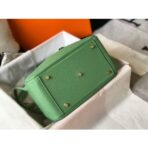 HERM Lindy 30cm Bag In Vert Criquet   GHW - Image 3