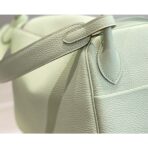 HERM Lindy 30cm Bag In Vert Fizz   PHW - Image 6