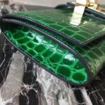 HERM Medor Clutch Bag In Bamboo Crocodile - Image 6